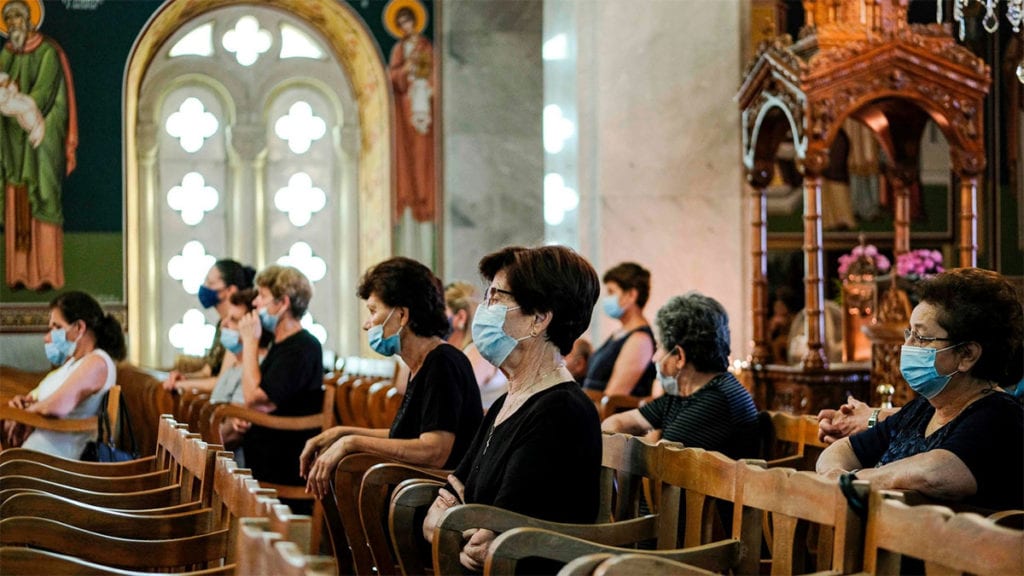 kerk en maskers