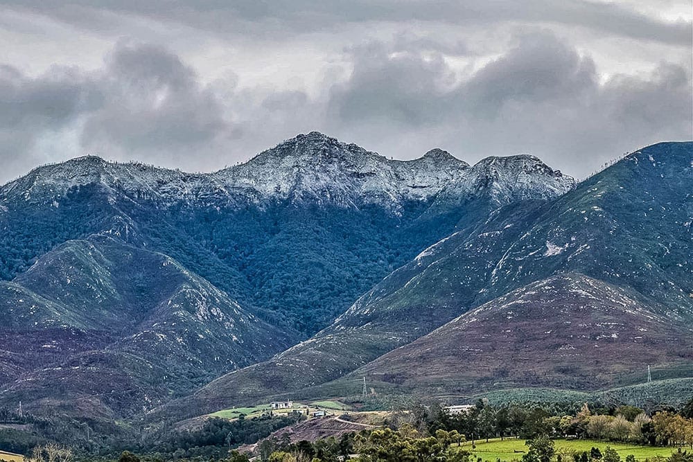 outeniqua mountains snow